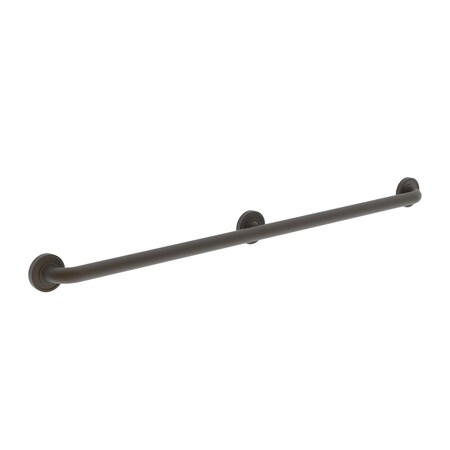 Newport Brass 45" L, Three Post, Solid Brass, 42" Grab Bar in Weathered Brass, Weathered Brass 1020-3942/03W